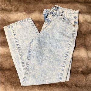 PrettyLittleThing Light Blue Denim Jeans